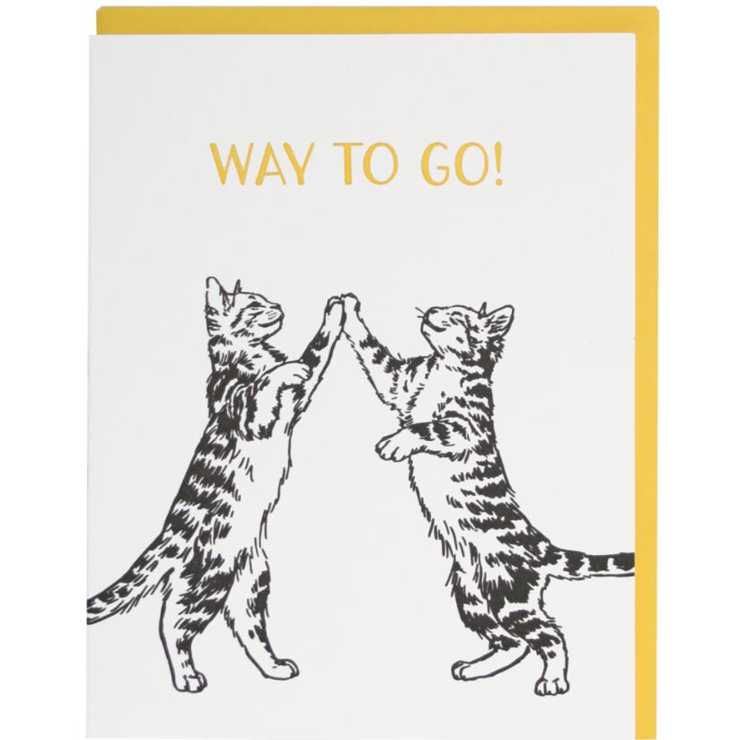 Way To Go Cats Card 