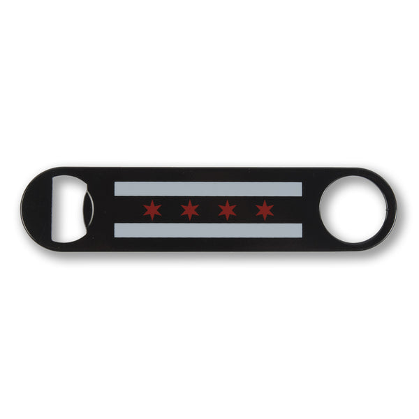 Chicago Flag Bottle Opener