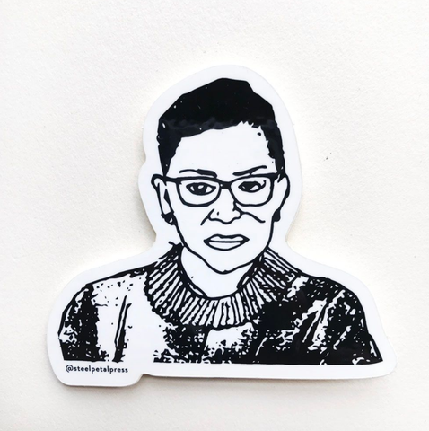 RBG Sticker - Steel Petal Press