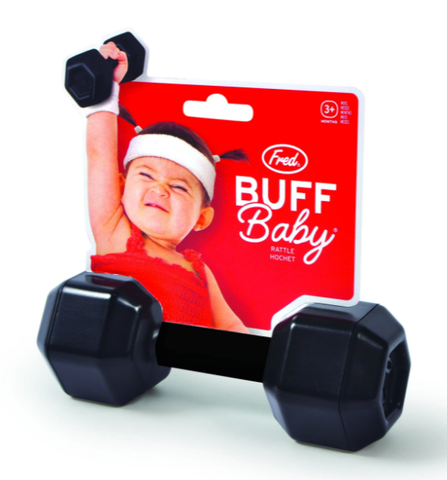 Buff Baby Dumbbell Rattle