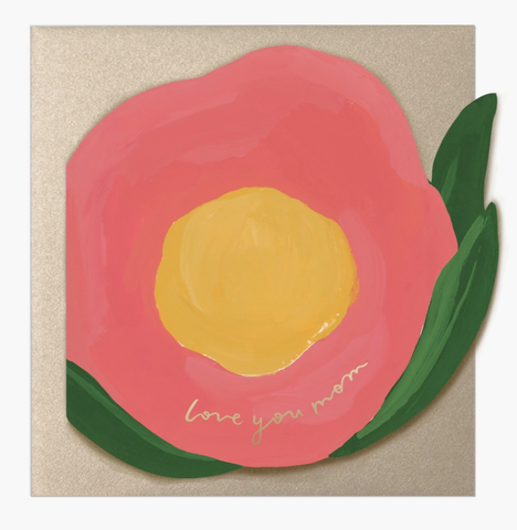 Love You Mom Cut Out Card 