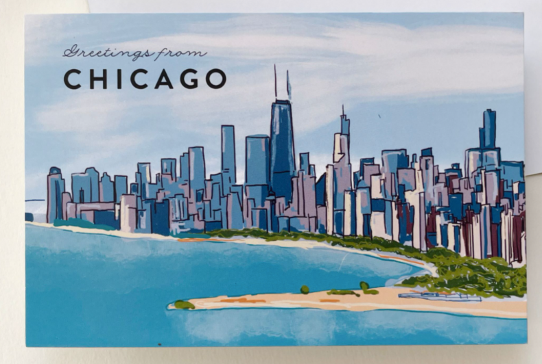 Lakefront Chicago Postcard