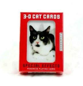 3D Cat Playing Cards