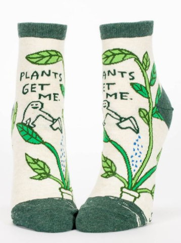 Plants Get Me Ankle Socks 