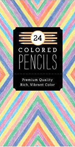 24 Colored Pencils Box Set 