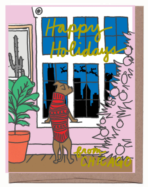 Chicago Window Holiday Card