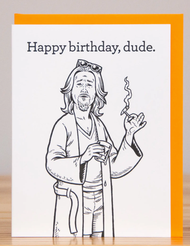 Happy Birthday Dude Card