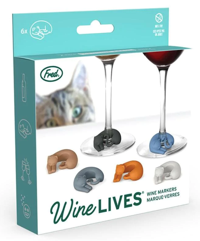 Wine Lives Cat Markers 