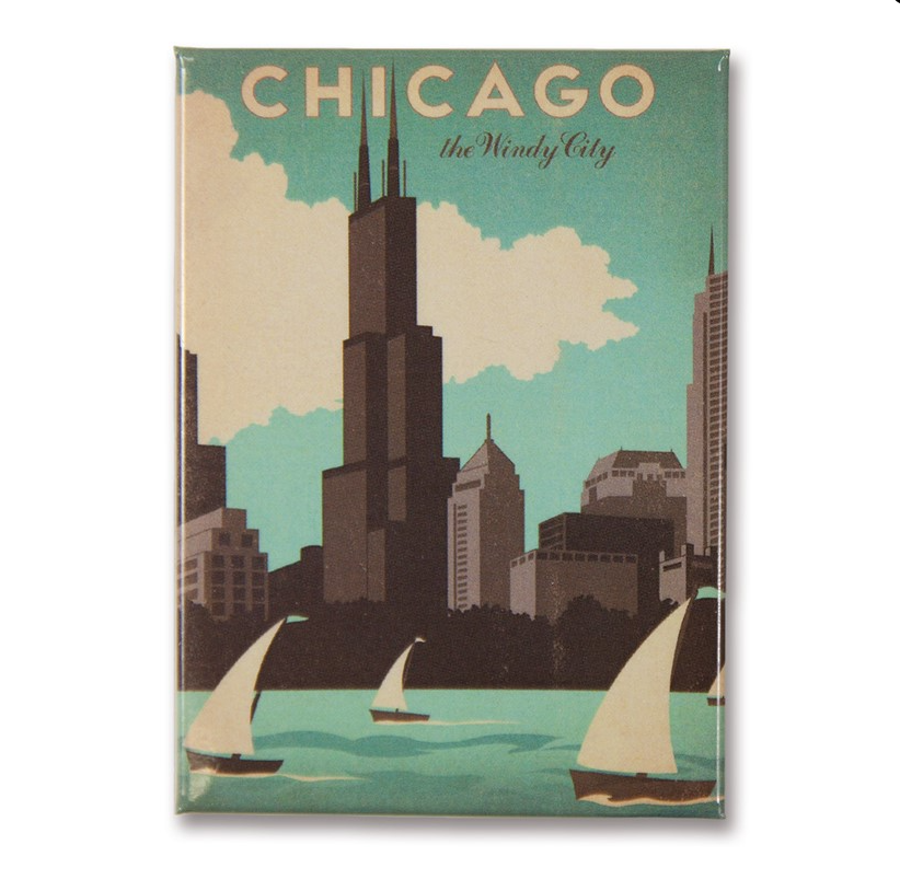 Chicago Windy City Magnet 