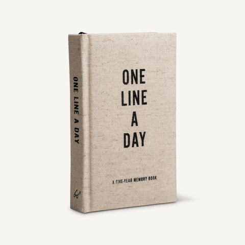 One Line A Day Canvas Journal