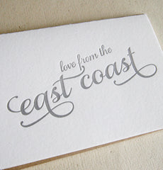 Love from the East Coast Card
