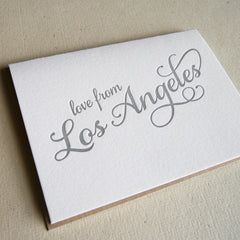 Love from Los Angeles Card